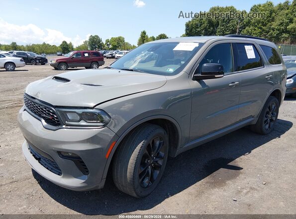 1C4RDJDG9PC584173 2023 DODGE DURANGO Gray Передня ліва чверть