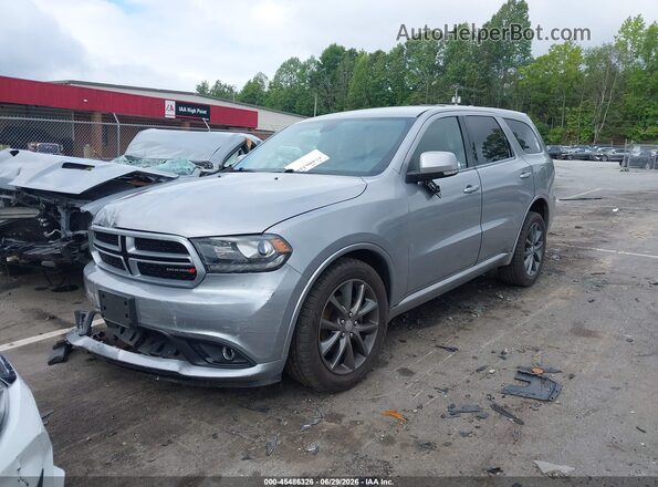1C4RDJDGXJC329474 2018 DODGE DURANGO Silver Առջևի ձախ երեք քառորդ տեսարան