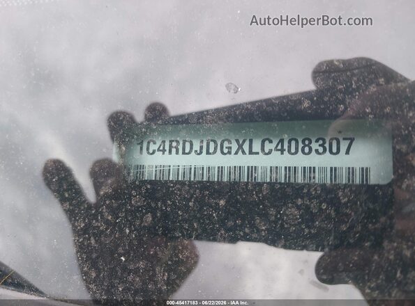 1C4RDJDGXLC408307 2020 DODGE DURANGO Gray 