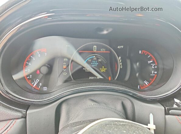 1C4RDJDGXSC506137 2025 DODGE DURANGO Черный Вид щитка приборов