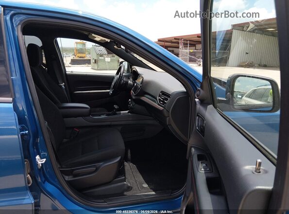 1C4RDJDGXSC536478 2025 DODGE DURANGO Blue Widok wnętrza z przodu
