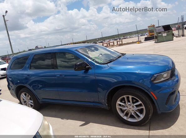 1C4RDJDGXSC536478 2025 DODGE DURANGO Blue Widok wnętrza z tyłu
