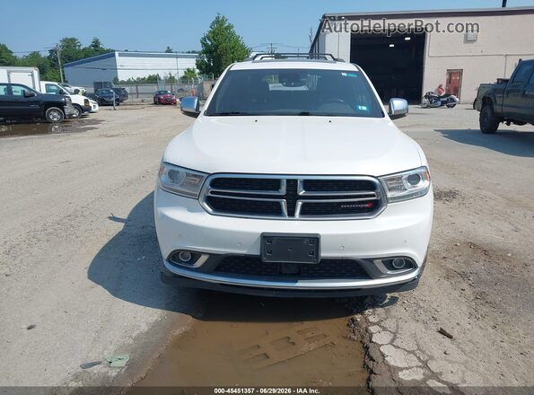1C4RDJEG1JC201994 2018 DODGE DURANGO White Instrument cluster view