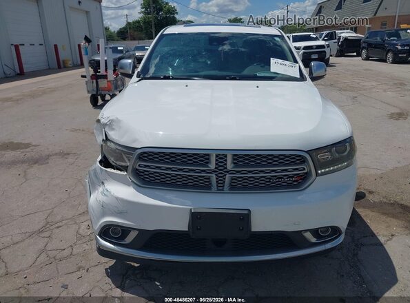 1C4RDJEG3GC398160 2016 DODGE DURANGO White Instrument cluster view