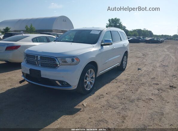 1C4RDJEG4JC434543 2018 DODGE DURANGO White Front left