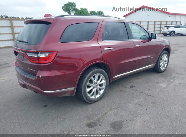 1C4RDJEG5KC658471 2019 DODGE DURANGO Maroon უკანა მარჯვენა