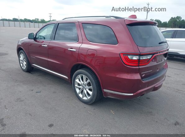 1C4RDJEG5KC658471 2019 DODGE DURANGO Maroon უკანა მარცხენა