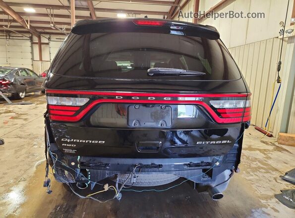 1C4RDJEG6HC733333 2017 DODGE DURANGO Black Հետևի տեսք