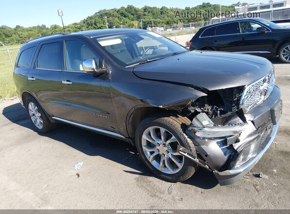 1C4RDJEG9JC262364 2018 DODGE DURANGO Gray Вид спереду