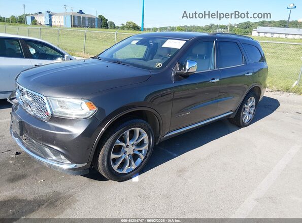 1C4RDJEG9JC262364 2018 DODGE DURANGO Gray Передня ліва чверть