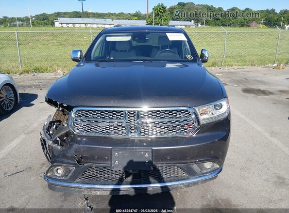 1C4RDJEG9JC262364 2018 DODGE DURANGO Gray Вид щитка приладів