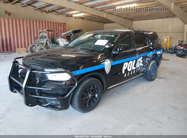1C4RDJFG4LC443731 2020 DODGE DURANGO Черный Передняя левая четверть
