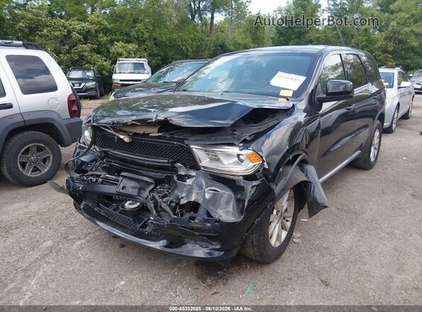 1C4RDJFG5KC581924 2019 DODGE DURANGO Black Առջևի ձախ երեք քառորդ տեսարան