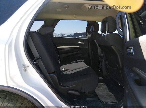 1C4RDJFG7HC857674 2017 DODGE DURANGO White VIN კოდის სტიკერის ხედი
