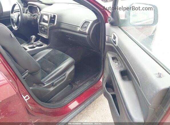 1C4RJEAG0JC311909 2018 JEEP GRAND CHEROKEE Maroon წინა სალონის ხედი