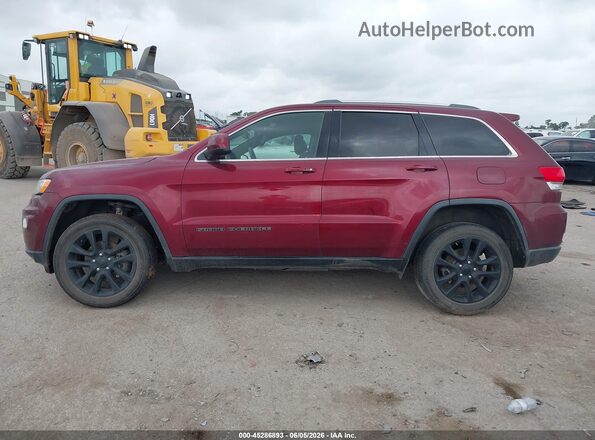 1C4RJEAG0JC311909 2018 JEEP GRAND CHEROKEE Maroon უკანა სალონის ხედი