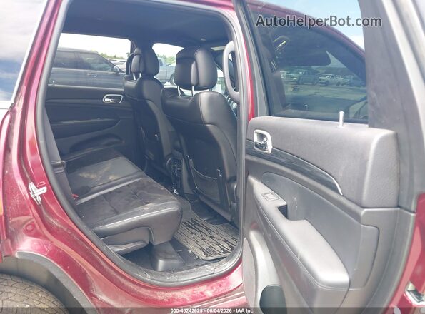 1C4RJEAG0MC517574 2021 JEEP GRAND CHEROKEE Burgundy Vista de la etiqueta del VIN