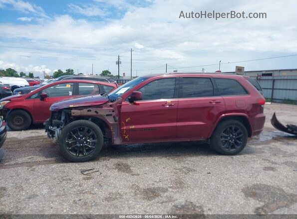 1C4RJEAG0MC517574 2021 JEEP GRAND CHEROKEE Burgundy Vista interior de 360 grados