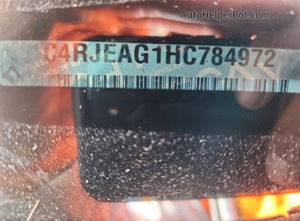 1C4RJEAG1HC784972 2017 JEEP GRAND Black Панорамний вид салону 360°