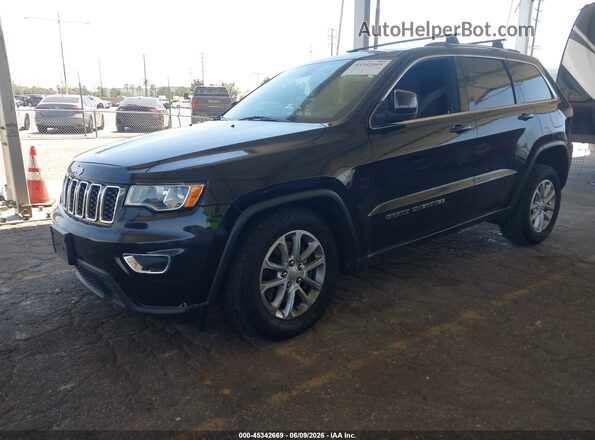 1C4RJEAG1MC738925 2021 JEEP GRAND CHEROKEE Black Vista tres cuartos delantera izquierda