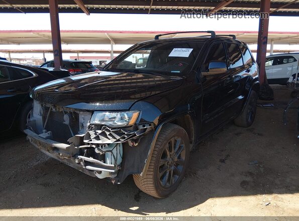 1C4RJEAG2HC827022 2017 JEEP GRAND CHEROKEE Black Przód lewy