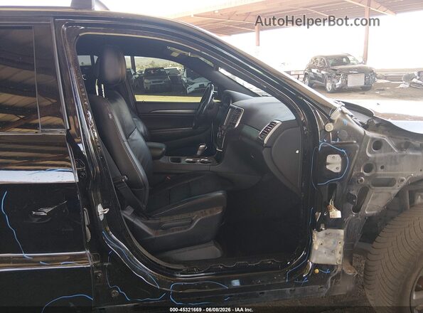 1C4RJEAG2HC827022 2017 JEEP GRAND CHEROKEE Black Widok wnętrza z przodu