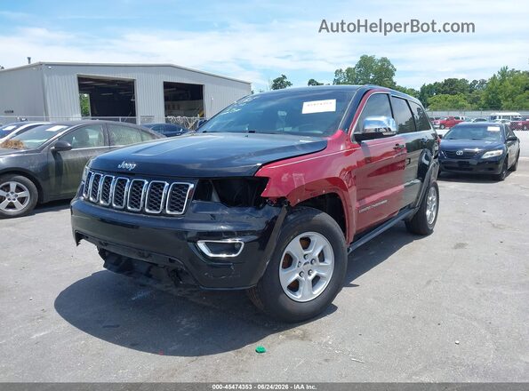 1C4RJEAG2HC890394 2017 JEEP GRAND CHEROKEE Red წინა ხედი