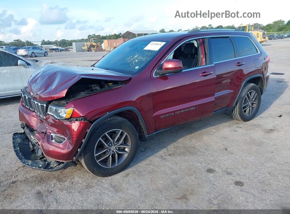 1C4RJEAG2JC402633 2018 JEEP GRAND CHEROKEE Burgundy Vista tres cuartos delantera izquierda