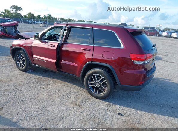 1C4RJEAG2JC402633 2018 JEEP GRAND CHEROKEE Burgundy Trasero izquierdo