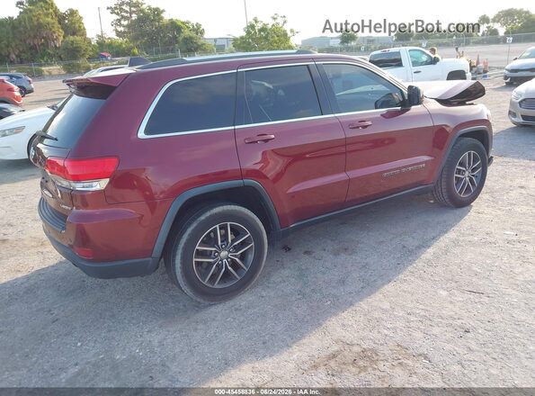 1C4RJEAG2JC402633 2018 JEEP GRAND CHEROKEE Burgundy Trasero derecho