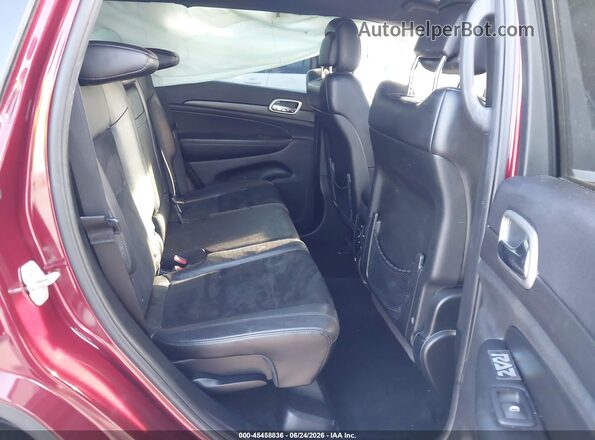 1C4RJEAG2JC402633 2018 JEEP GRAND CHEROKEE Burgundy Vista de la etiqueta del VIN