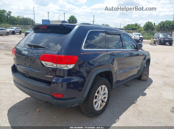 1C4RJEAG3GC344783 2016 JEEP GRAND CHEROKEE Blue Trasero derecho