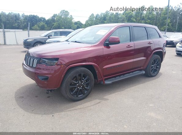 1C4RJEAG3LC430170 2020 JEEP GRAND CHEROKEE Красный Передняя левая четверть