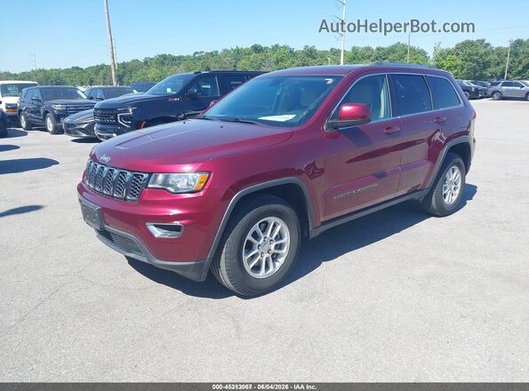 1C4RJEAG4JC149234 2018 JEEP GRAND CHEROKEE Burgundy Առջևի ձախ երեք քառորդ տեսարան