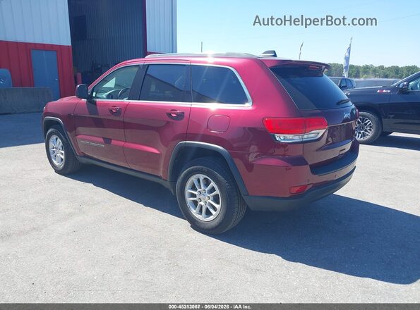 1C4RJEAG4JC149234 2018 JEEP GRAND CHEROKEE Burgundy Հետևի ձախ