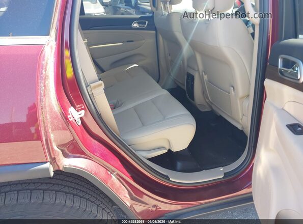 1C4RJEAG4JC149234 2018 JEEP GRAND CHEROKEE Burgundy VIN կոդի պիտակի տեսք