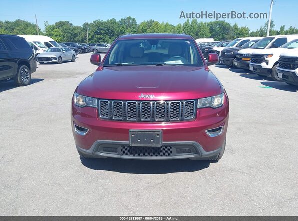 1C4RJEAG4JC149234 2018 JEEP GRAND CHEROKEE Burgundy Սարքավորումների վահանակի տեսք
