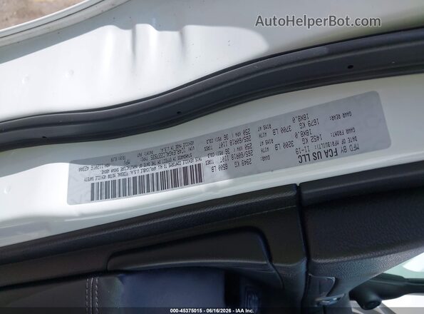 1C4RJEAG4LC227935 2020 JEEP GRAND CHEROKEE Белый Вид подкапотного пространства