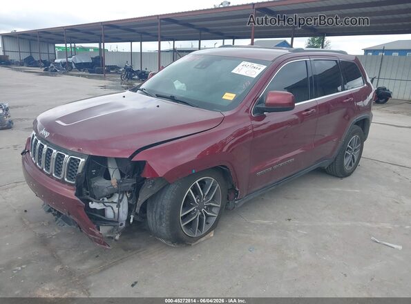 1C4RJEAG5LC365080 2020 JEEP GRAND CHEROKEE Burgundy Առջևի ձախ երեք քառորդ տեսարան