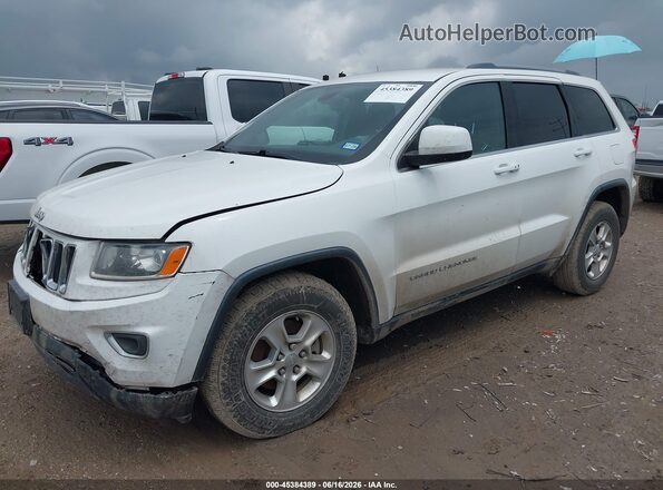 1C4RJEAG6GC313916 2016 JEEP GRAND CHEROKEE White Vista tres cuartos delantera izquierda