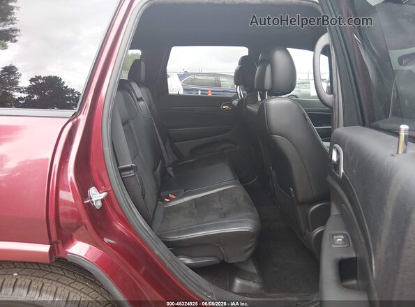 1C4RJEAG6KC602514 2019 JEEP GRAND CHEROKEE Maroon Widok naklejki z numerem VIN