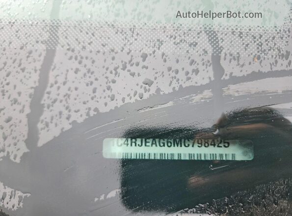 1C4RJEAG6MC798425 2021 JEEP GRAND Бордовый 
