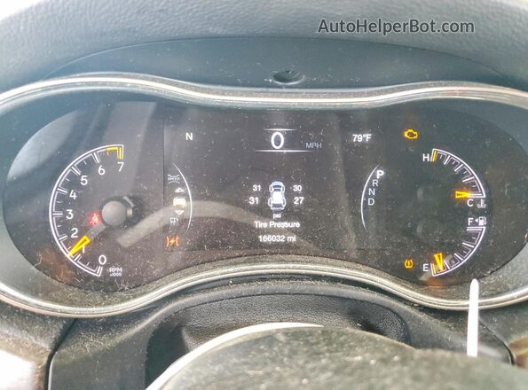 1C4RJEAG7HC816775 2017 JEEP GRAND Gray Instrument cluster view