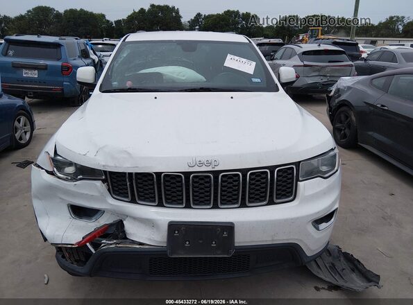 1C4RJEAG7JC339108 2018 JEEP GRAND CHEROKEE White Vista del cuadro de instrumentos