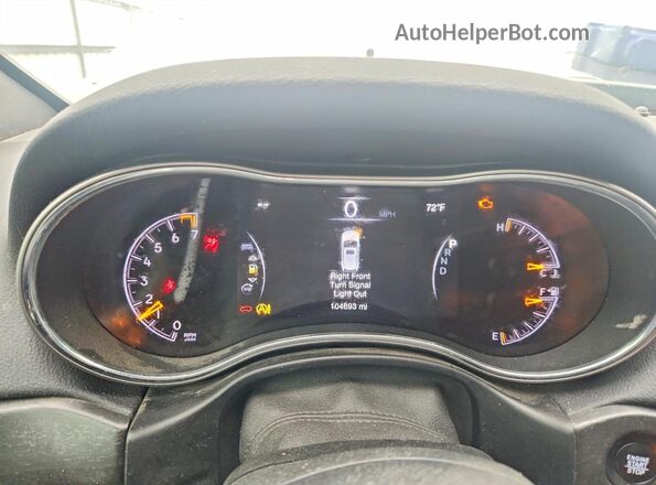 1C4RJEAG7JC438365 2018 JEEP GRAND Gray Вид щитка приладів