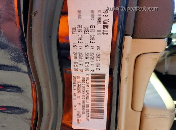 1C4RJEAG8HC614916 2017 JEEP GRAND Blue Вид наклейки з VIN-кодом