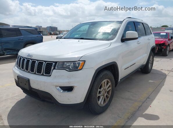 1C4RJEAG8KC650192 2019 JEEP GRAND CHEROKEE White წინა მარცხენა ხედი სამი მეოთხედიდან