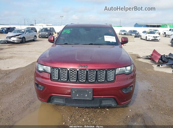 1C4RJEAG8LC181963 2020 JEEP GRAND CHEROKEE Maroon Вид задньої частини салону