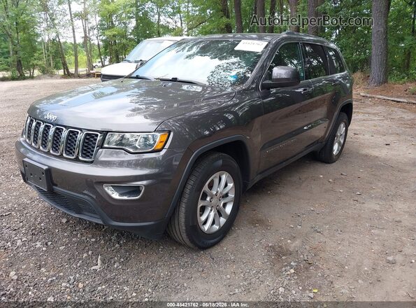 1C4RJEAG9MC538746 2021 JEEP GRAND CHEROKEE Gray Vista tres cuartos delantera izquierda