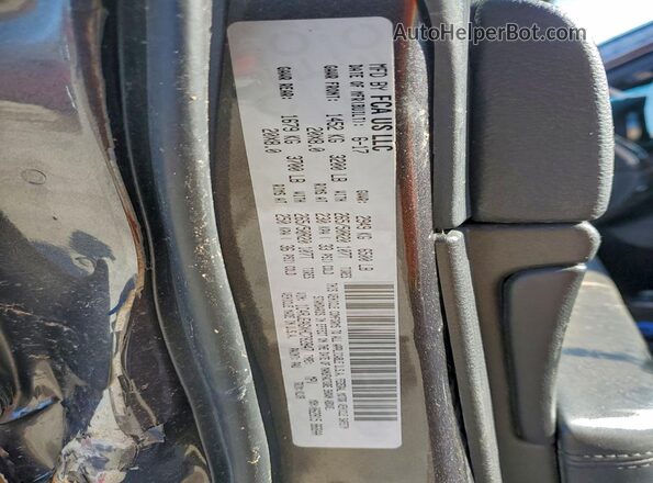 1C4RJEAGXHC782847 2017 JEEP GRAND Charcoal VIN sticker view